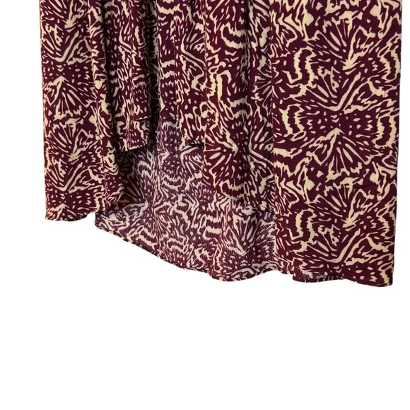 BA+SH Lenny midi-skirt asymmetrical abstract floral print MEDIUM  NWT - Picture 11 of 14